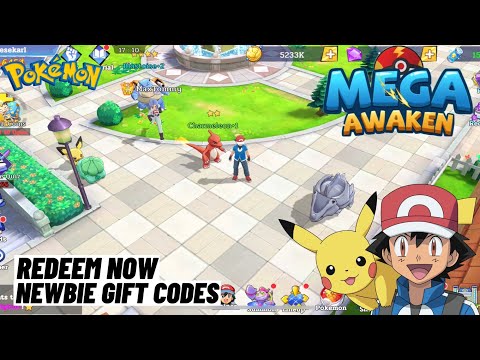 Redeem 4 Newbie Gift Codes Pokemon Mega Awaken