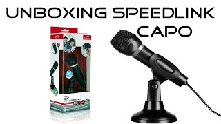 Video thumbnail for Speedlink Capo Desk & Handmikrofon Unboxing German by SunFinCol