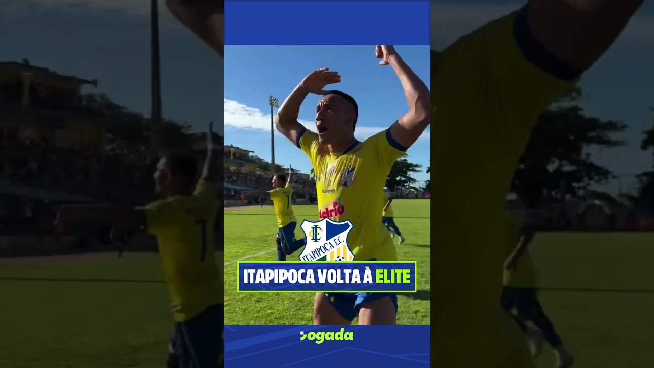 Imagem da notícia Itapipoca vence o Crato e garante acesso à Série A Cearense de 2027; veja os gols