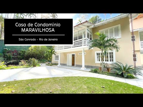 Casa de Condomínio MARAVILHOSA em São Conrado - RJ | TL Prime Imóveis