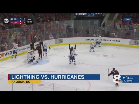 Tampa Bay Lightning falls to Carolina Hurricanes