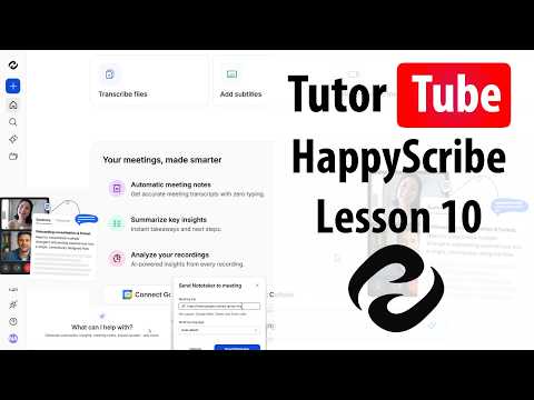 HappyScribe Lesson 2 Exploring Happy Scribe Interface