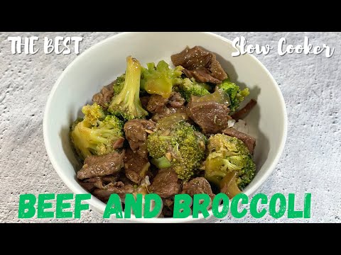 The BEST Slow Cooker Beef and Broccoli | Crockpot Beef and Broccoli Recipe | Crockpot Recipes |