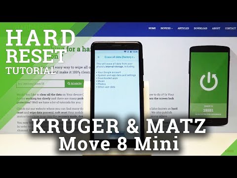 Hard Reset Kruger&Matz Move 8 Mini - Factory Data Reset