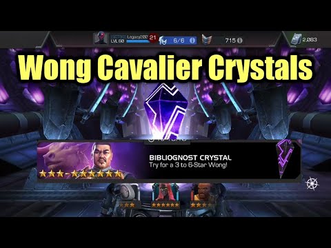 Wong Cavalier Crystals Because I'm Bored | Marvel Contest of Champions