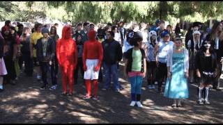MCHS Halloween 2013 - Students Perform "Thriller" on Campus