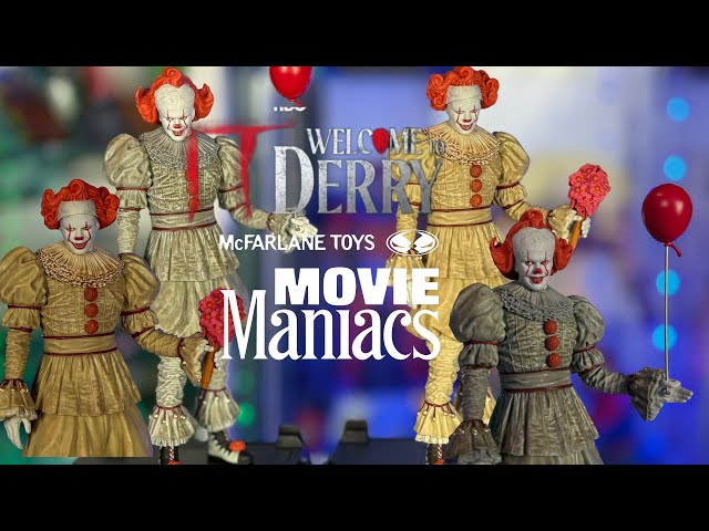 Vídeo relacionado con McFarlane Toys - Pennywise (Welcome to Derry) (Flashback) - Figura Posada de 6 Pulgadas, Etiqueta Dorada