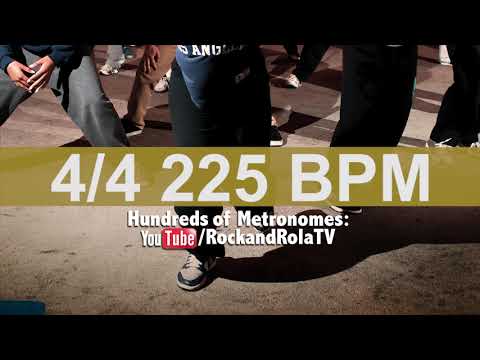 🔴 225 BPM Modern Hip Hop Metronome