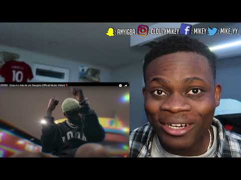 GRINGO REACT 🇺🇸 DEREK - Essa é a vida de um Gangsta (Official Music Video) 👺 | REACTION