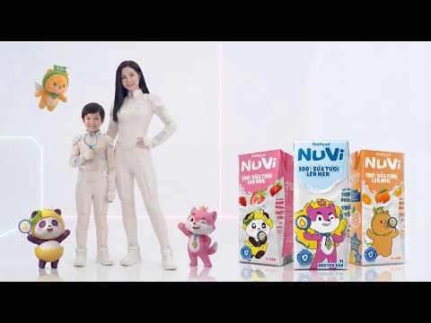 Quảng Cáo Sữa NUVI 3 Vị Mới