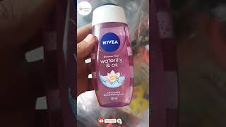 Nivea shower gel waterlily  and oil #shorts #viralshorts #youtubeviralshorts #trending