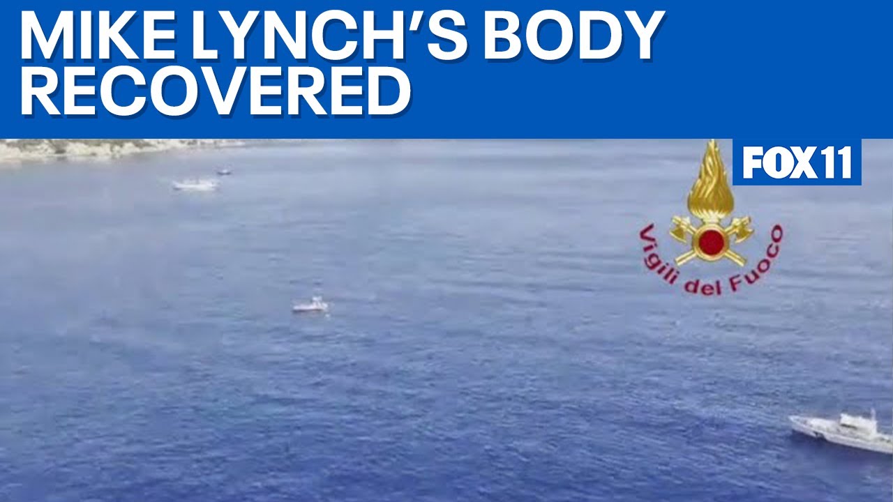 Body of tech millionaire recovered from sunken superyacht off coast of Sicily