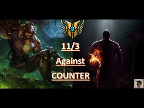 11/3 Against COUNTER Tryndamere vs Darius Top Lane S8 Ranked League of Legends