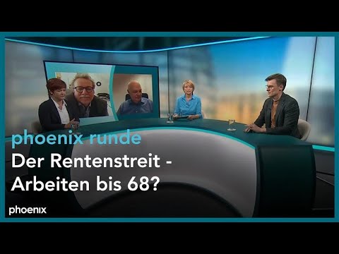phoenix runde: Der Rentenstreit - Arbeiten bis 68?