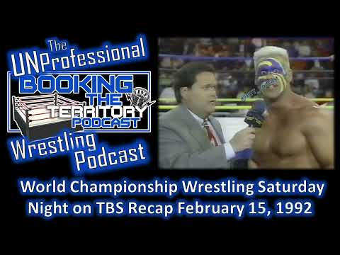 WCW Sat Night on TBS Recap Feb 15, 1992! Rick Rude & Paul E Dangerously warn Ricky Steamboat!