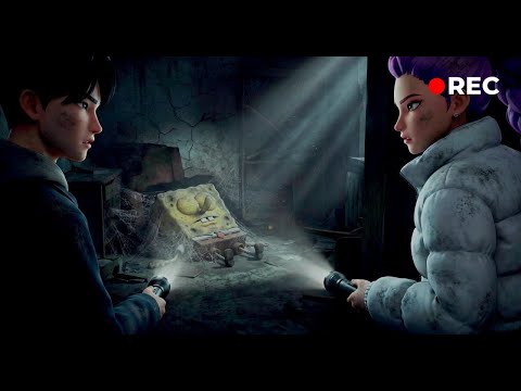VLOG: Jiny & Rumi Faced Something Scary in SpongeBob World 😱 | Funny & Creepy