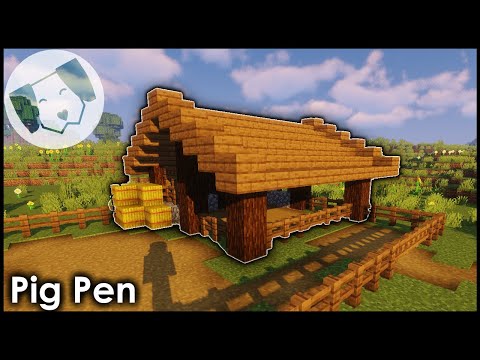 Fresh Joy - Minecraft: Pig (Animal) Pen Tutorial!