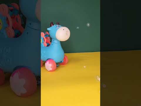 Cooler Stuff Muilo burbulai - stumdukas, LED šviesos ir garso efektai, tamsiai rožinė spalva video
