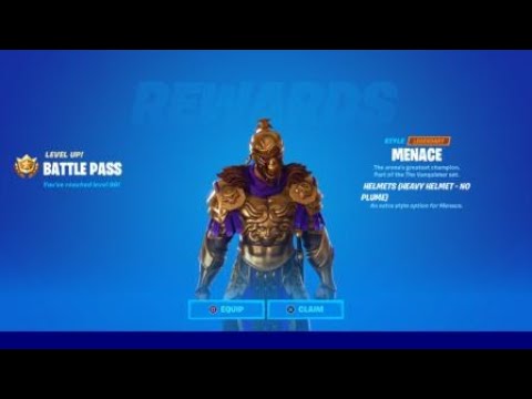 Fortnite Menace Style:  HELMETS (HEAVY HELMET - NO PLUME)