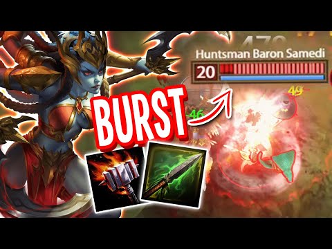 This Kali build DOES HUGE BURST DAMAGE IN RANKED SMITE!