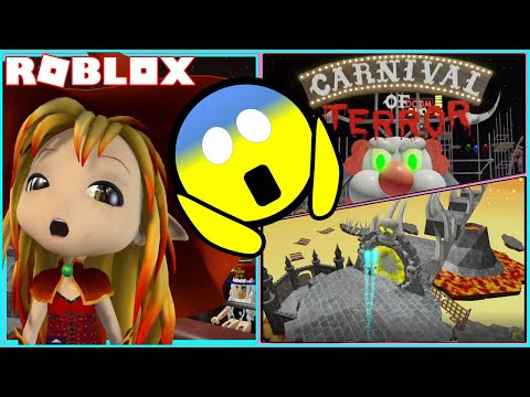 Roblox Gameplay Escape The Carnival Of Terror Obby Locked In Abandoned Carnival Steemit - roblox lava escape games
