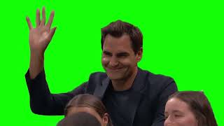 Roger Federer green screen