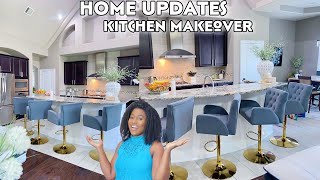 Watch Me Transform my Kitchen with These Counter Stools | NEW HOME UPDATES 2022 | DEDE MOM BOSS