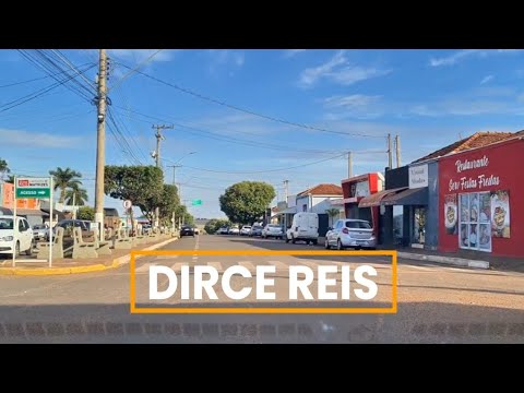 Dirce Reis SP • passeio de carro pelas ruas da cidade