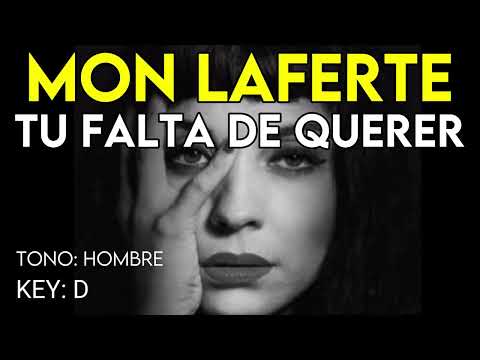 Mon Laferte - Tu Falta De Querer - Karaoke Instrumental - Hombre
