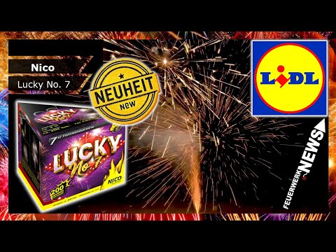 7,99€ Lidl Feuerwerk NEUHEIT 2025 Lucky No.7 | Nico Feuerwerk