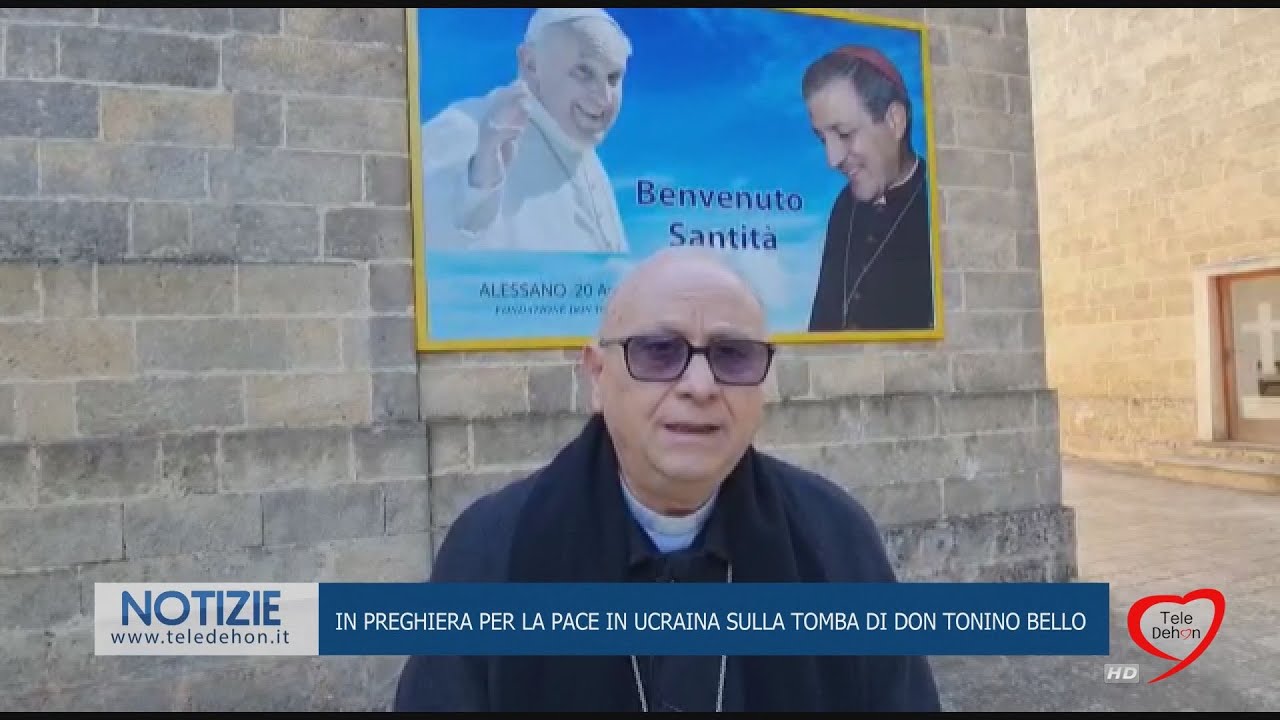 In preghiera per la pace in Ucraina sulla tomba di Don Tonino Bello
