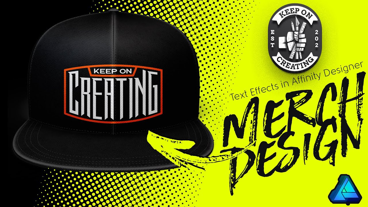 Affinity Designer Logo Tutorial - Text Effects Affinity Designer Tutorial