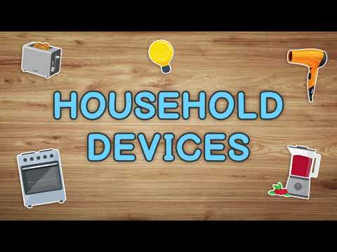 Vocabulary Tutorial - Household Devices Vocabulary