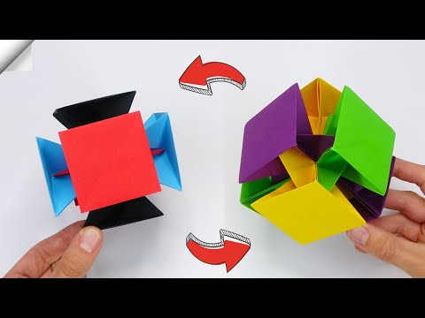 DIY crafts easy Paper toy antistress transformer