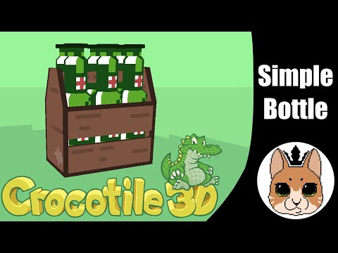 Simple Bottle in Crocotile 3D