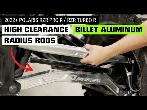 How to install High Clearance Radius Rods on the 2022+ Polaris RZR Pro R / RZR Turbo R