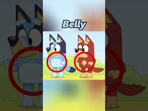 Are Bluey and Rusty Cousins?! #shorts #bluey