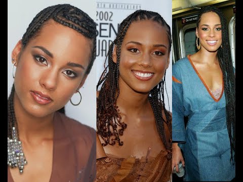 Best of Alicia keys, Braided hairstyles Evolution