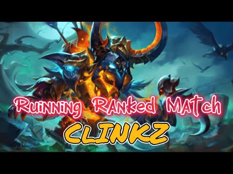 DOTA2 : Ruinning RANK with CLINKZ Pos5 and Comeback is Real ^^!