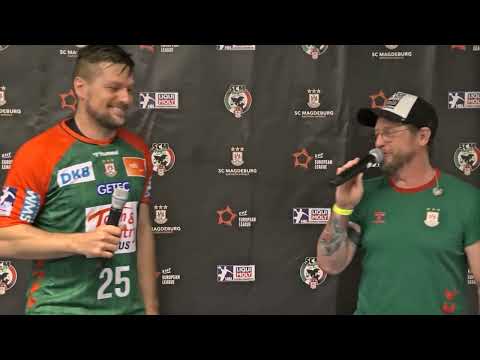 15.05.2022 SC MAGDEBURG - MT MELSUNGEN | Marko Bezjak im Interview nach dem Spiel