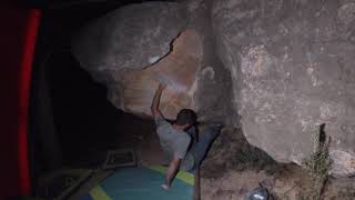 Video thumbnail of La ola, 6b+. Alcañiz