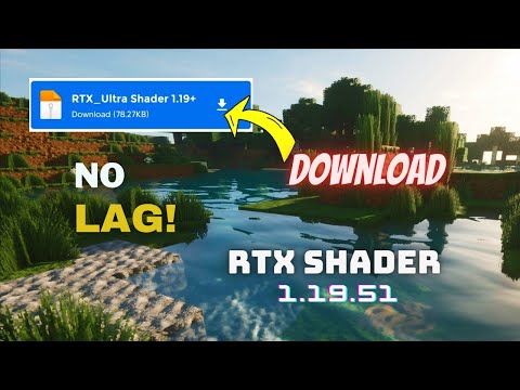 Best RTX Shader For MCPE 1.19 | REALISTIC!! NO LAG! SUPPORT IN RENDER DRAGON !! Minecraft 1.19.51
