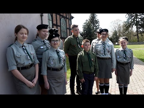 Stegna. Warta harcerzy przy Grobie Pana Jezusa.