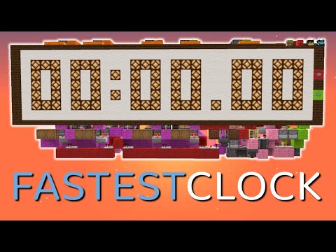 We Made The FASTEST Stopwatch In Minecraft!