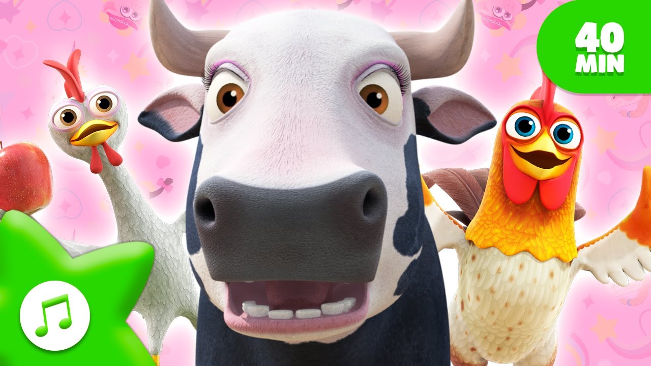 Vaca Maru, la, la! 🐮 As Melhores Músicas com Vaca Maru🌈 FAZENDA DO ZENON em Português do Brasil