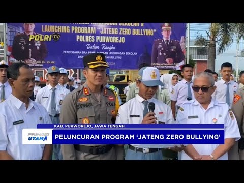 POLRES PURWOREJO LUNCURKAN PROGRAM JATENG ZERO BULLYING
