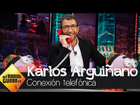 Pablo Motos al teléfono con Karlos Arguiñano: "Comí huevos de hormiga" - El Hormiguero 3.0