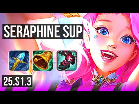 SERAPHINE & Miss Fortune vs KARMA & Caitlyn (SUP) | 1/0/12 | EUW Master | 25.S1.3