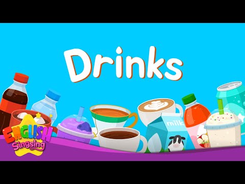 Drinks - Kids vocabulary - Learn English for kids - English educational video