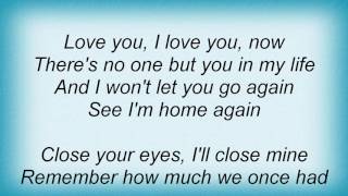 Barry Manilow - Home Again Lyrics